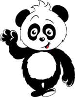 WWF Pia Panda sagt Hallo