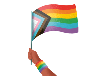 Erklärvideos zu LGBTIQ* / Illustration von Birgit Jansen aus „Was ist eigentlich dieses LGBTIQ*?“ © 2021 migo im Verlag Friedrich Oetinger, Hamburg